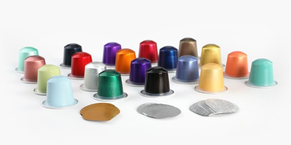 Aluminum coffee capsule