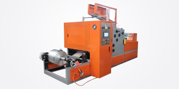 Aluminium foil rewinding machine