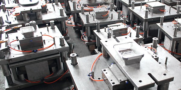 Aluminium foil container mould