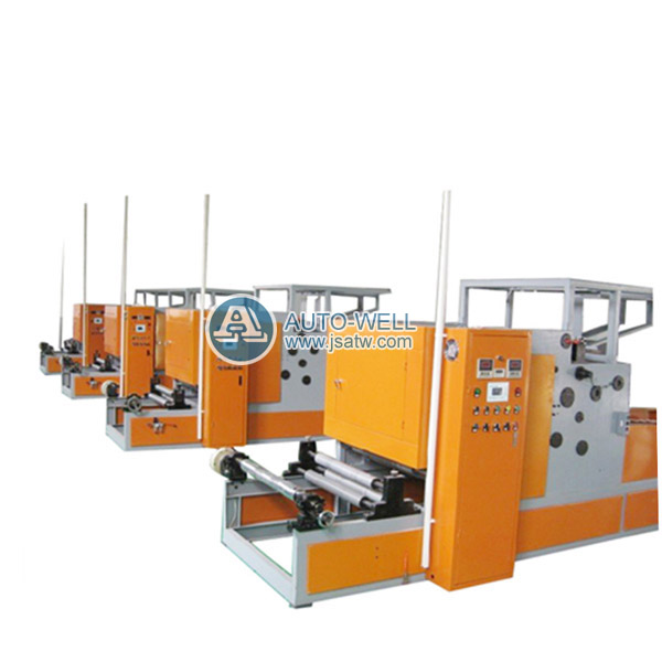 Automatic aluminum foil rewinding machine