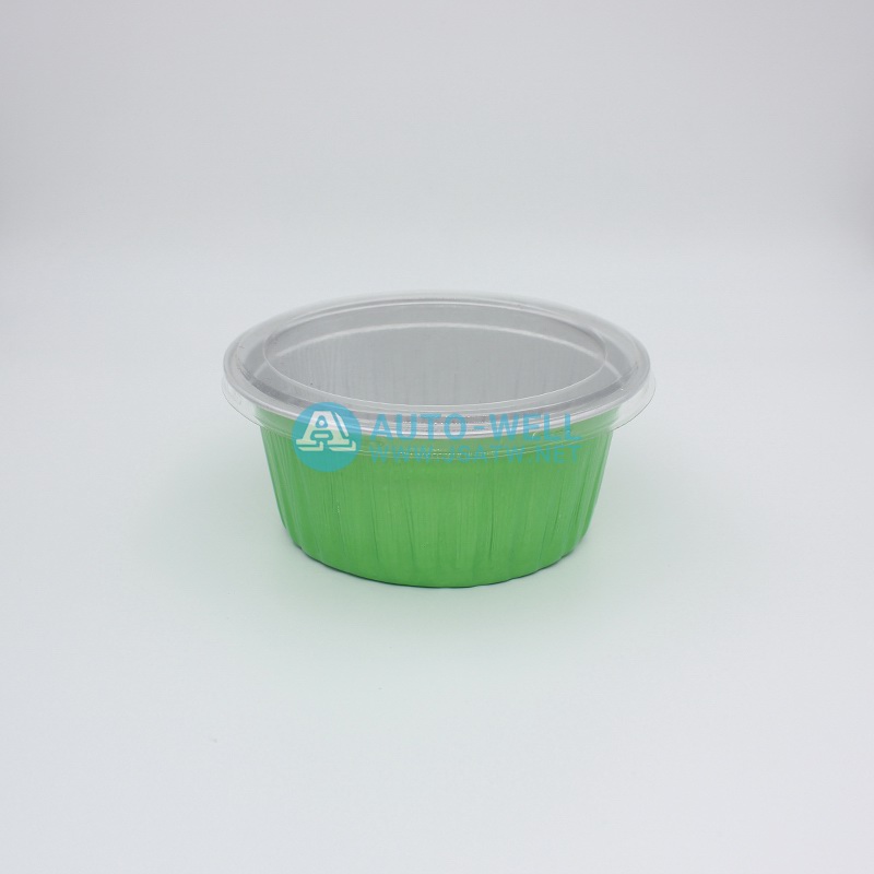 Colorful aluminium foil bowl with lid - 5