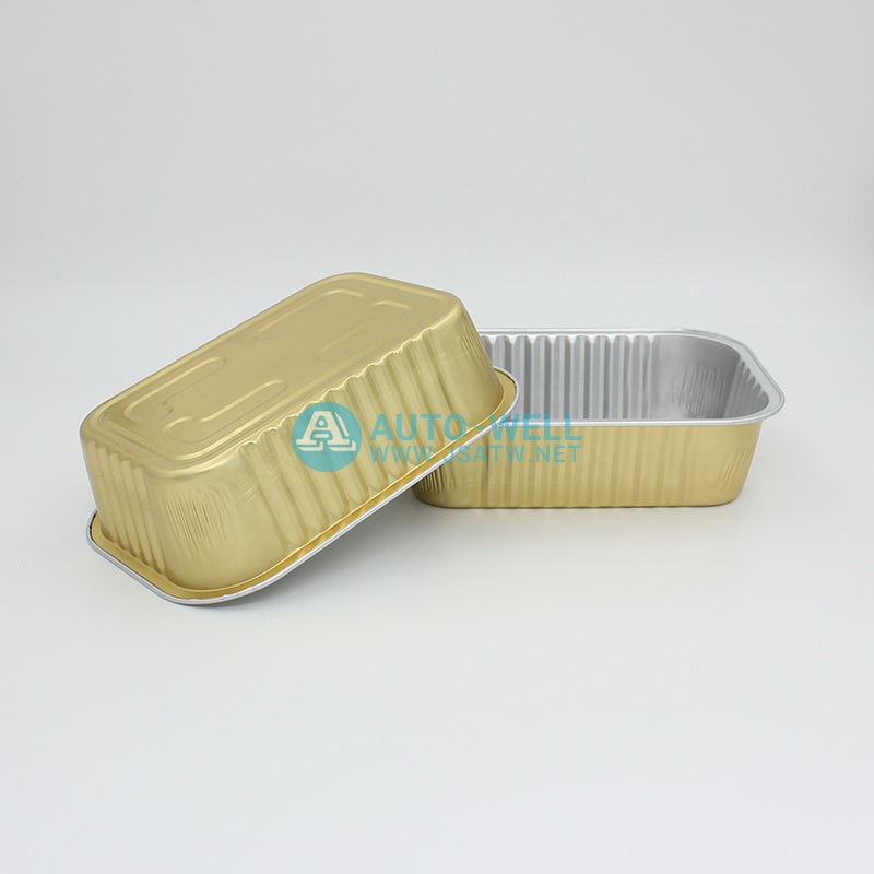 Fast food foil packaging box 500ML