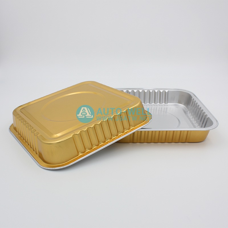 Inflight aluminium foil catering container 375ML