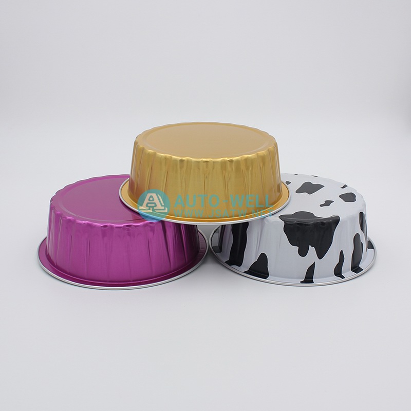 Colorful aluminum foil cake cup 350ML