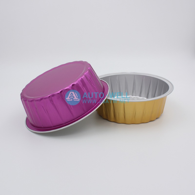 Colorful aluminum foil cake cup 350ML - 3