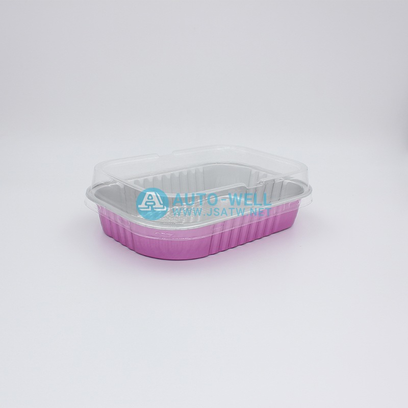 Rectangle aluminium foil container 320ML - 3