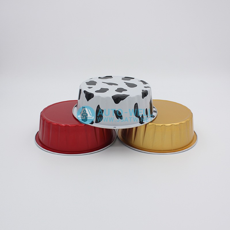 Colorful aluminum foil cake cup 230ML