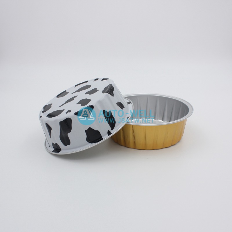 Colorful aluminum foil cake cup 230ML - 3
