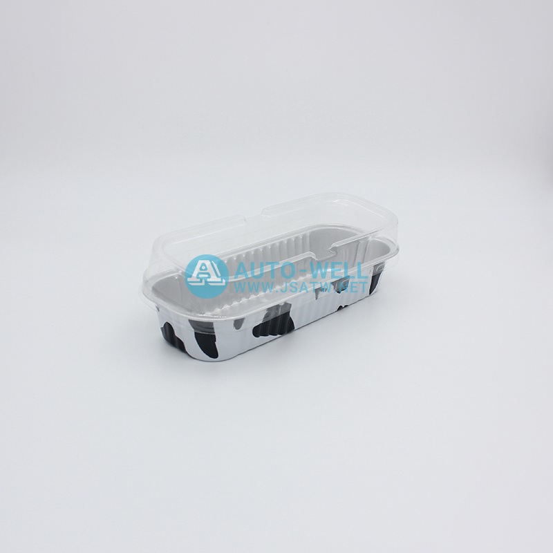 Long cake aluminum foil container 200ML - 7