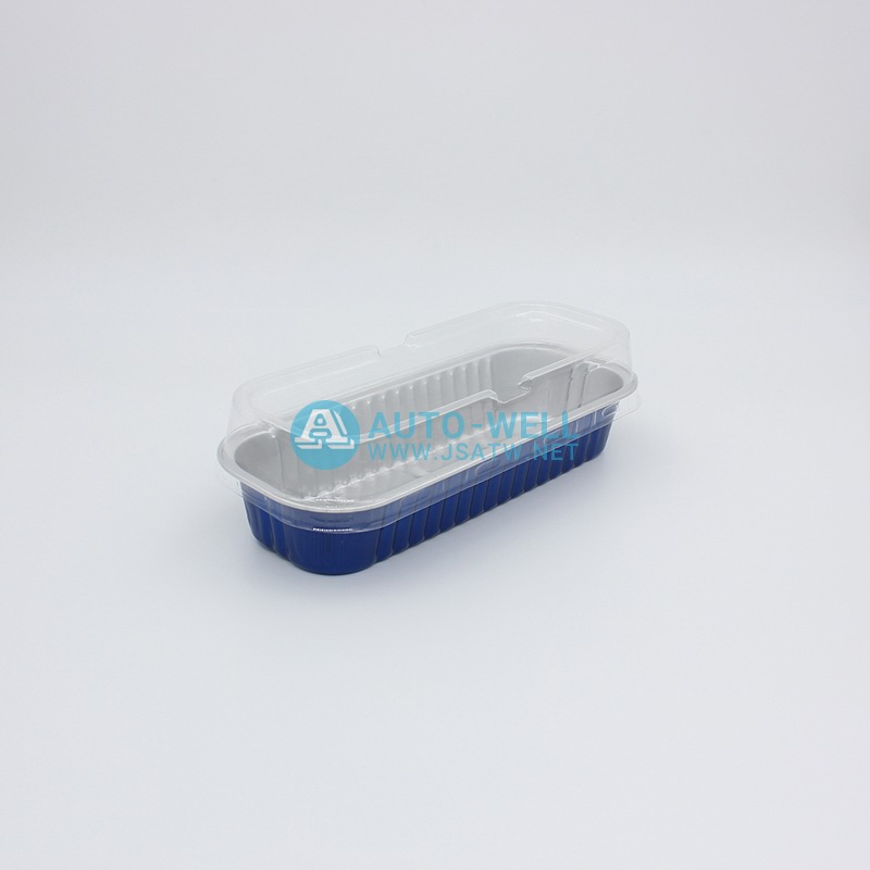 Long cake aluminum foil container 200ML - 12
