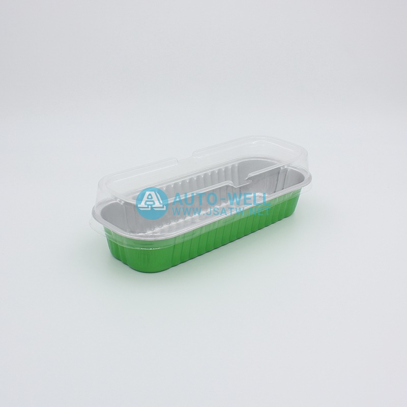 Long cake aluminum foil container 200ML - 14