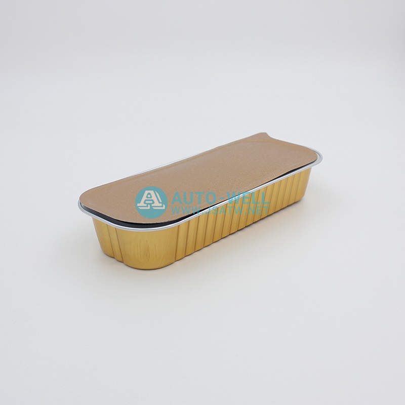 Long cake aluminum foil container 200ML - 15