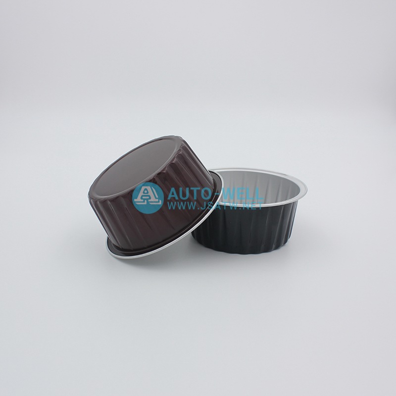 Aluminum foil baking cups 125ML - 4