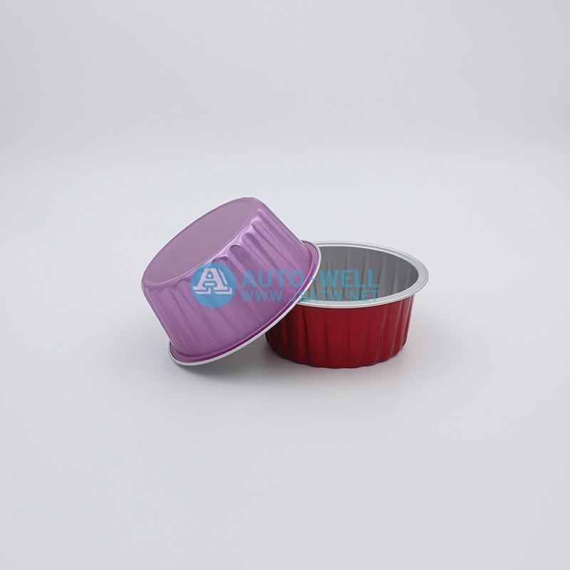 Aluminum foil baking cups 125ML - 6