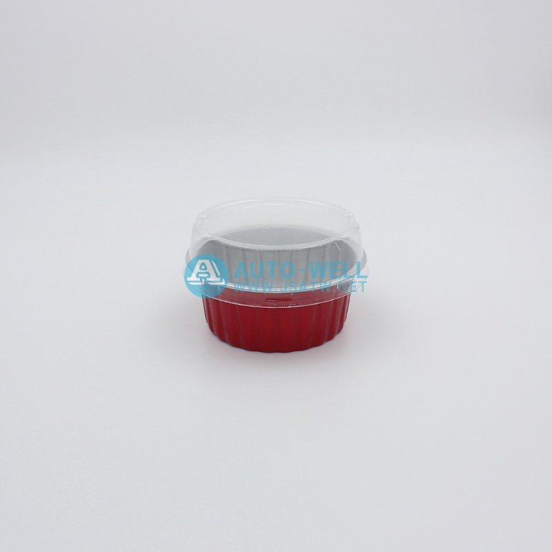 Aluminum foil baking cups with lids 125ML - 9