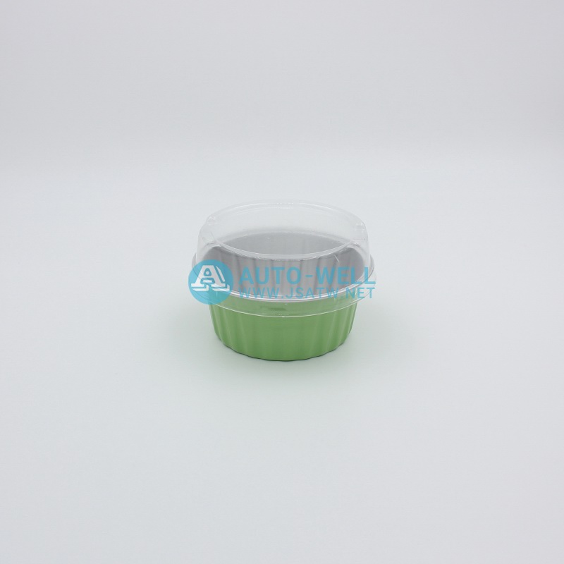 Aluminum foil baking cups with lids 125ML - 11