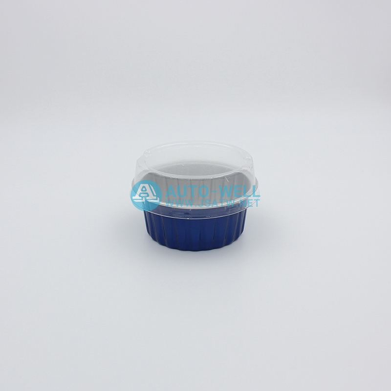 Aluminum foil baking cups with lids 125ML - 15