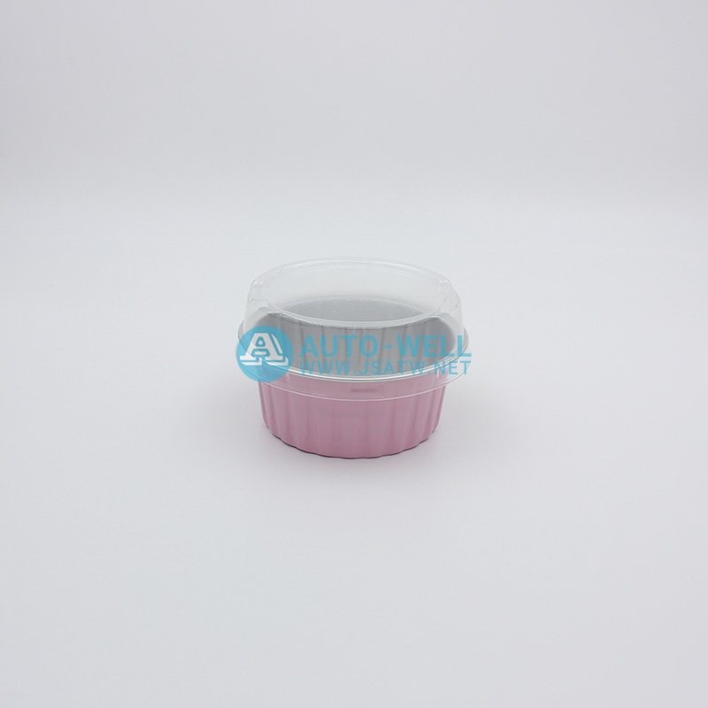 Aluminum foil baking cups with lids 125ML - 19