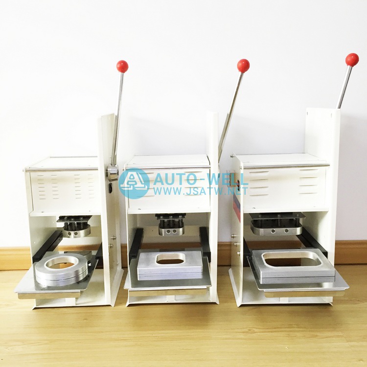 Aluminum foil cup sealing machine