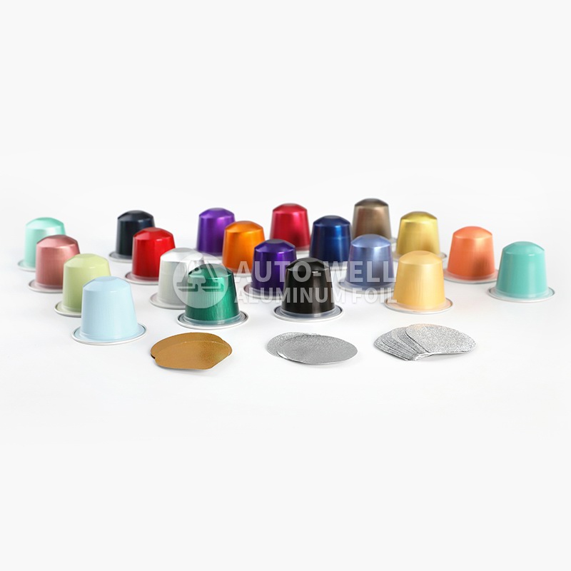 15mL sealable colored aluminum foil coffee capsule...