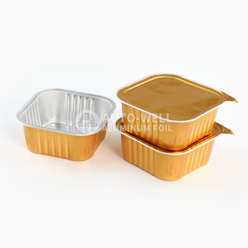 150mL square aluminum foil cup
