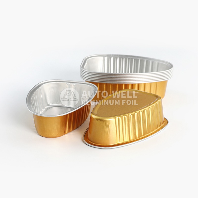 117mL irregularly shaped aluminum foil cup